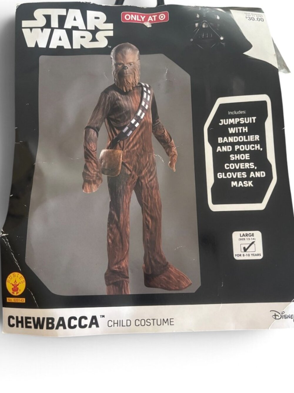NWT Exclusive Star Wars Chewbacca Child Halloween Costume Disney Wookie Cosplay